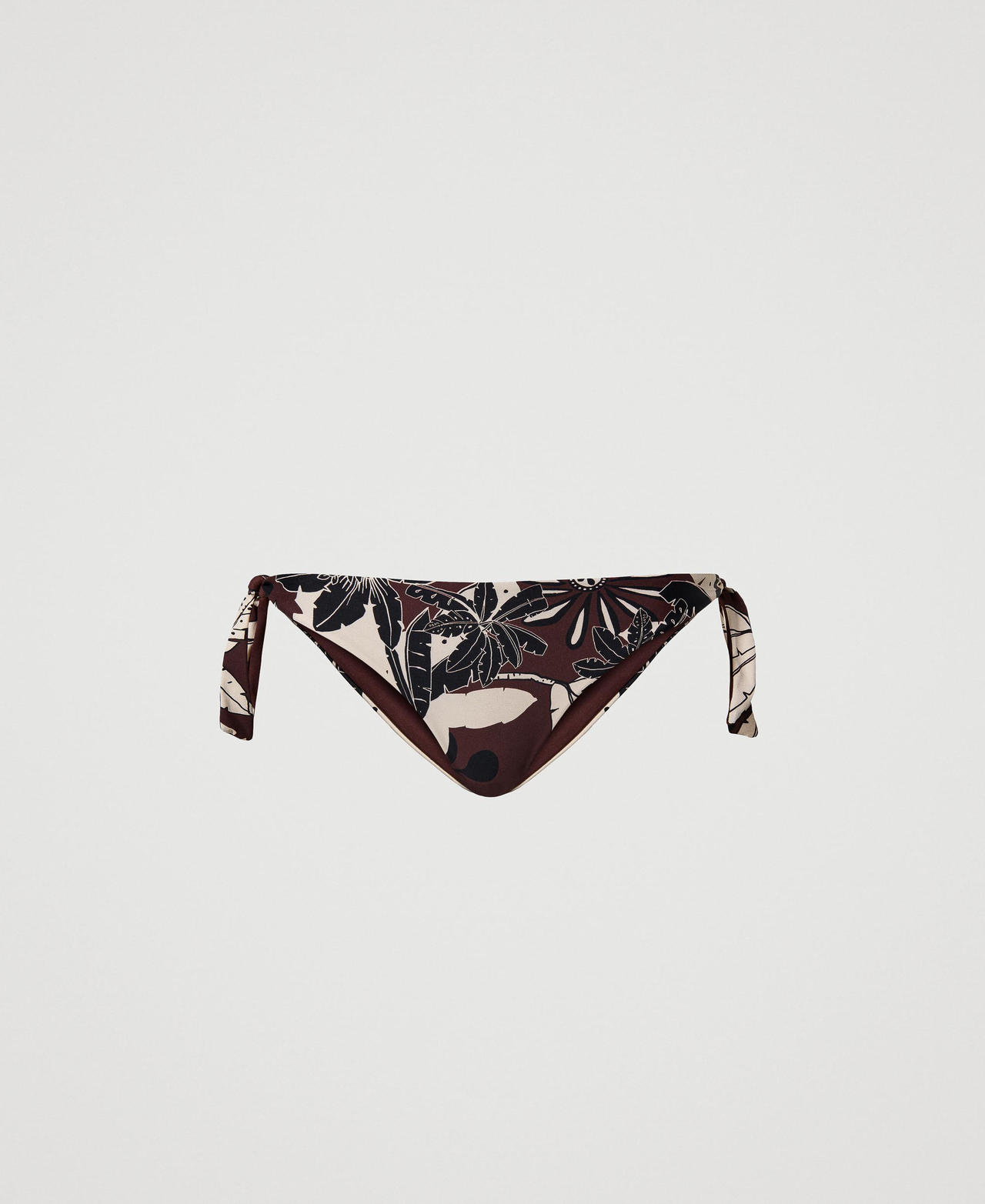 Tanga de bain réversible floral