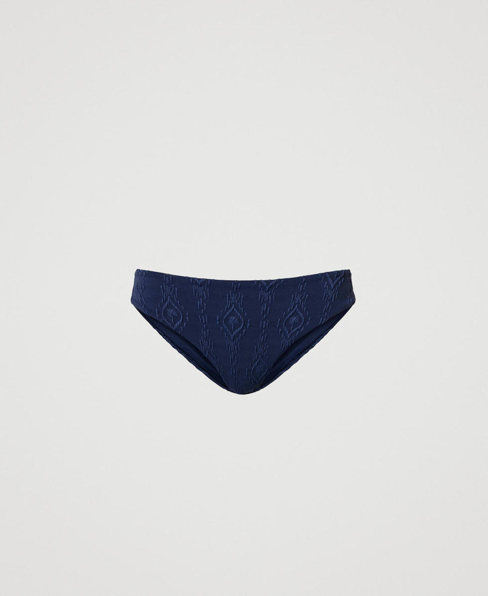 Bikinihose mit eingepr&auml;gtem Dessin