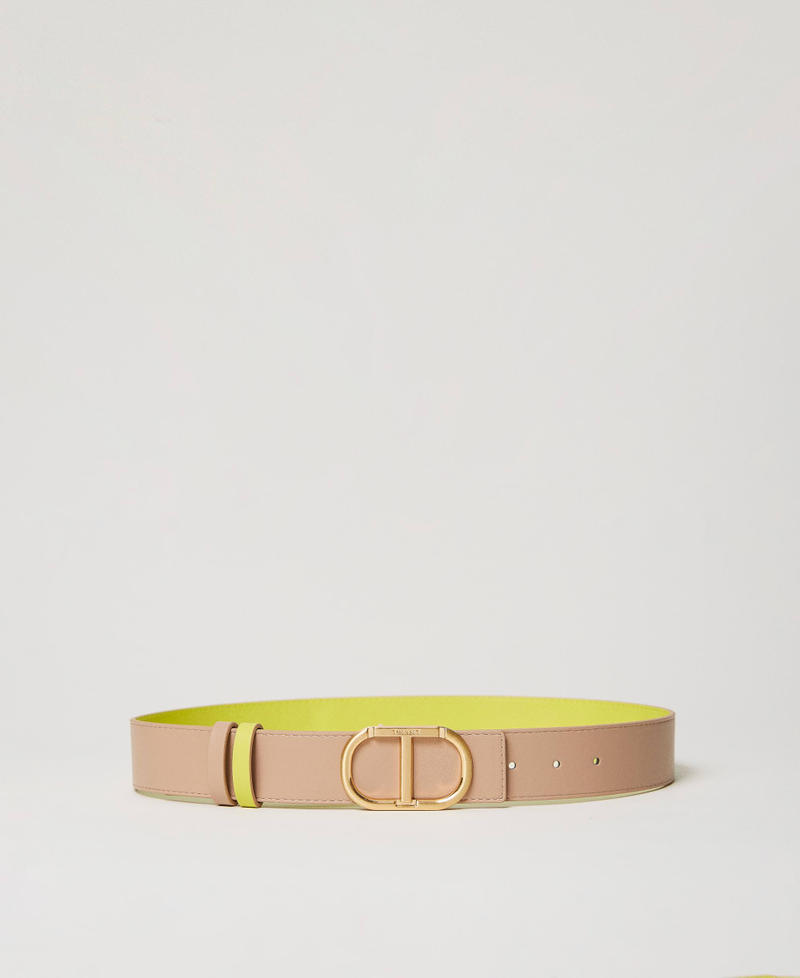 Ceinture réversible avec double passant