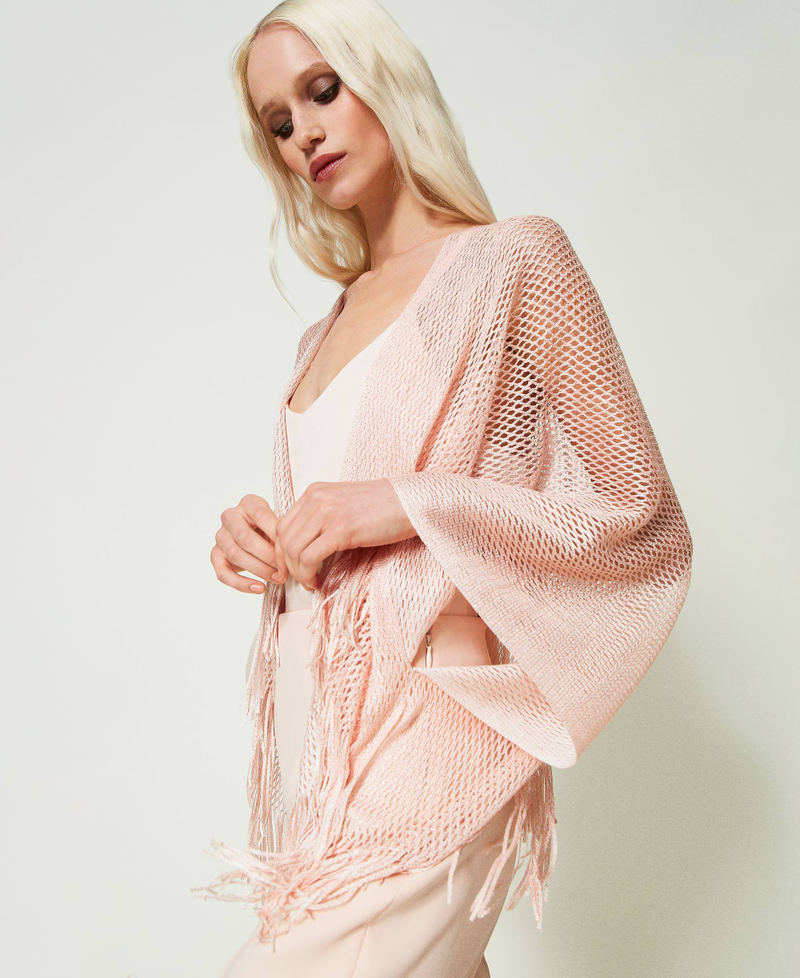 Poncho boléro en lurex