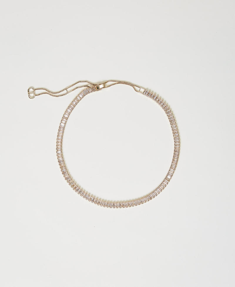 Rhinestone choker