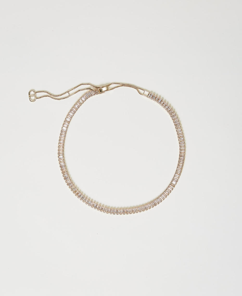 Rhinestone choker