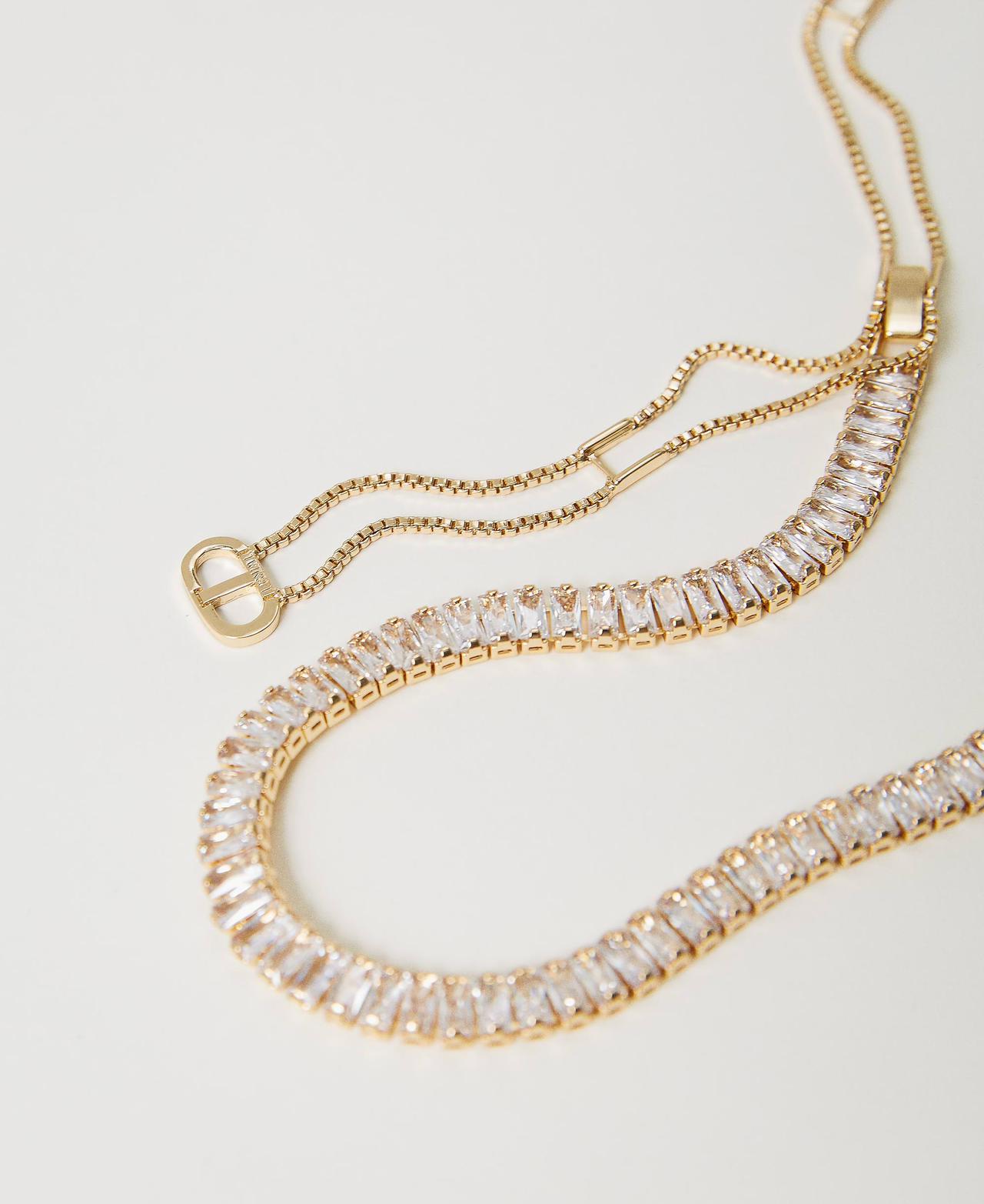 Rhinestone choker
