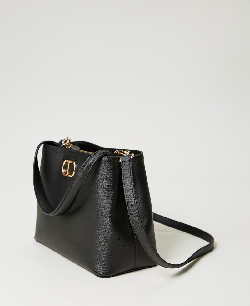 Top handle bag with Oval T Black Woman 241TB7121_00006_02
