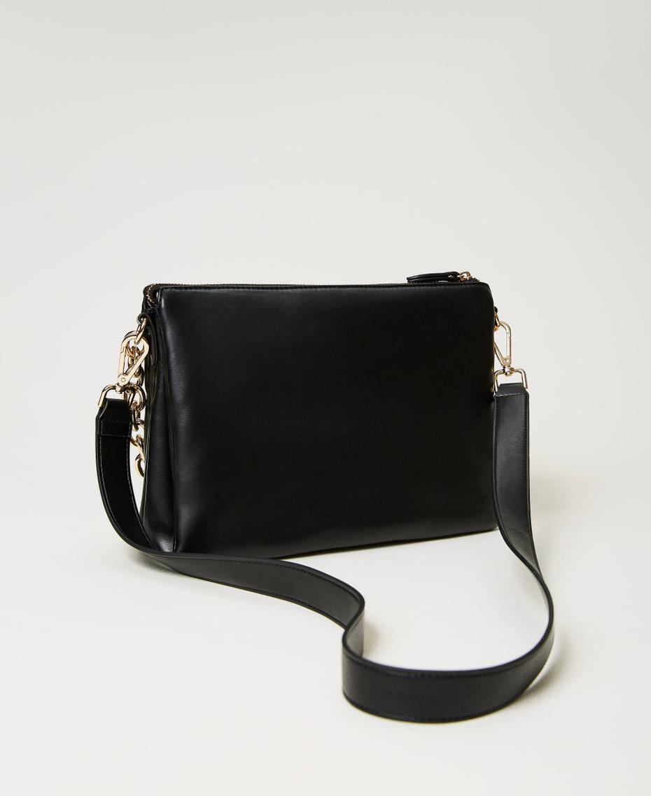 Large ‘Via Manzoni’ shoulder bag with studs Black Woman 241TB7142_00006_03