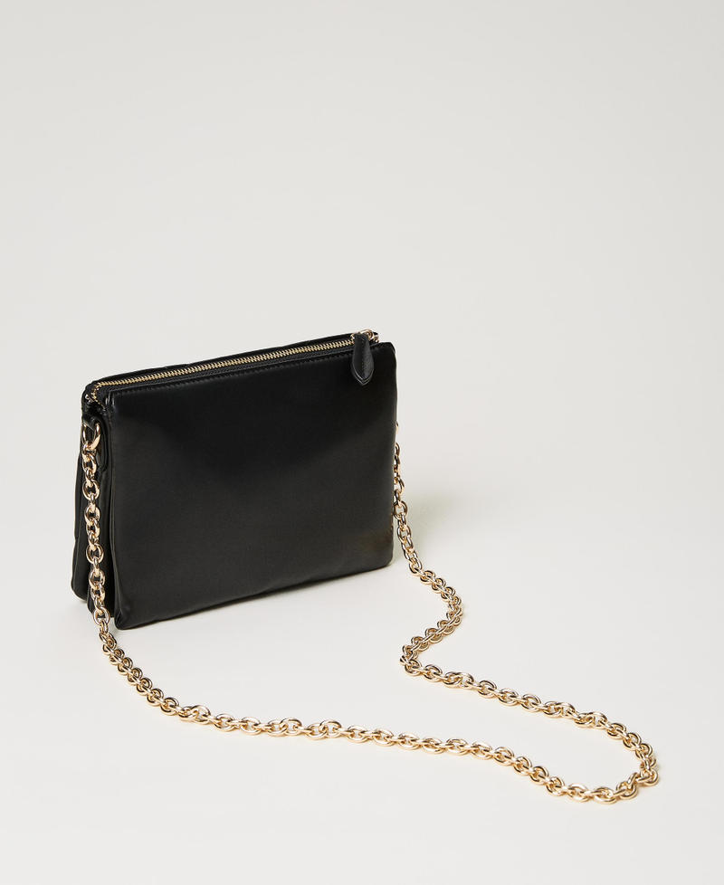 Borsa a tracolla 'Via Manzoni' media con borchie Nero Donna 241TB7150_00006_03