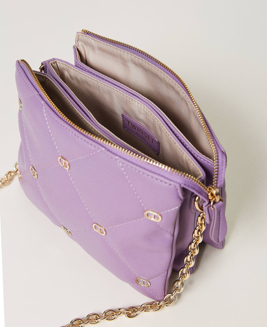 Medium size ‘Via Manzoni’ shoulder bag with studs