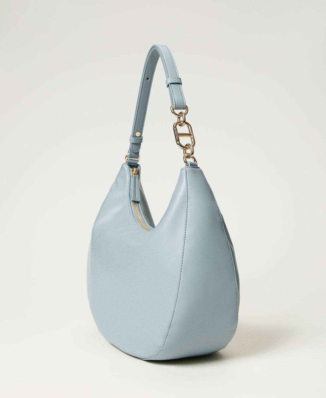 Large ‘Croissant’ bag with Oval T closure