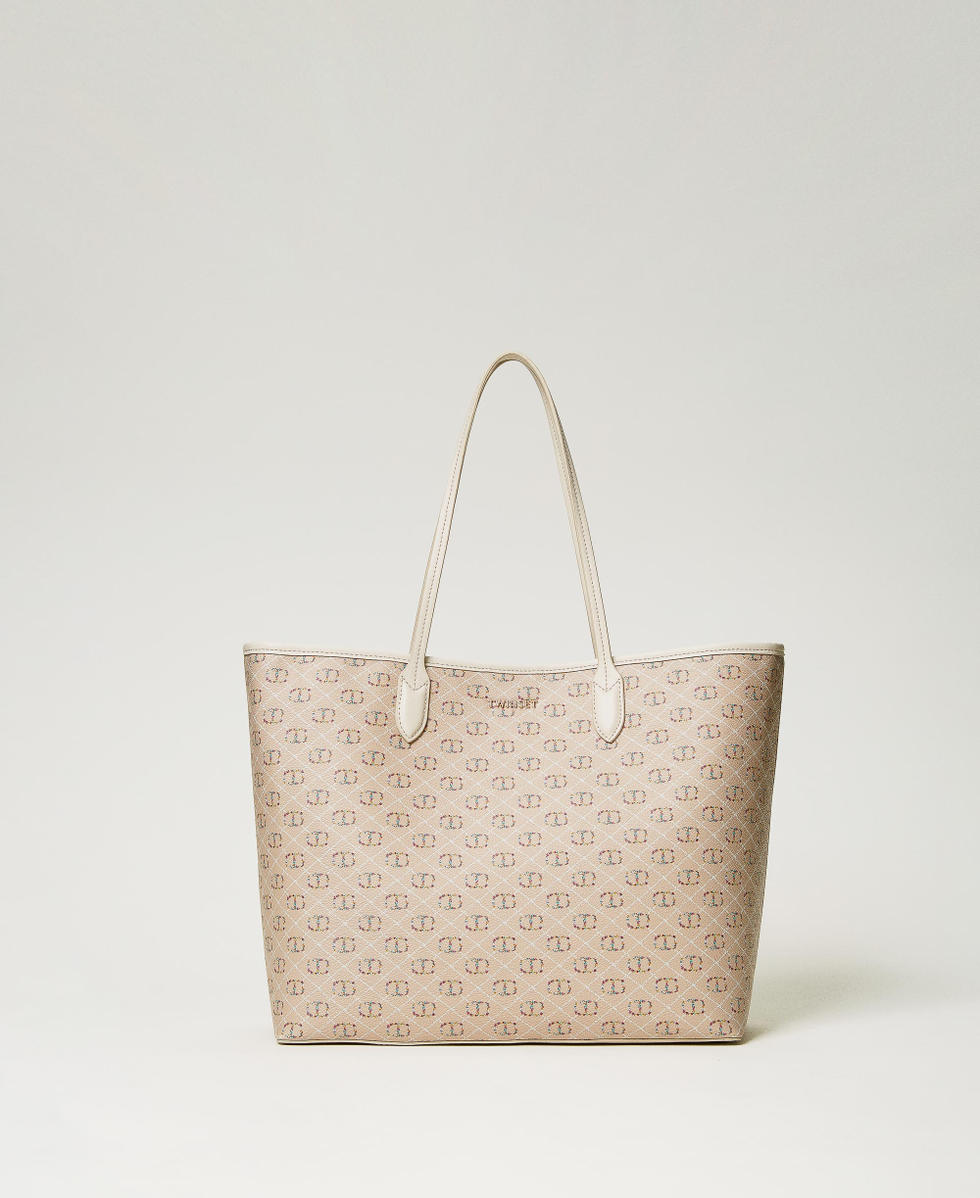 Bolso shopper con estampado Floral T