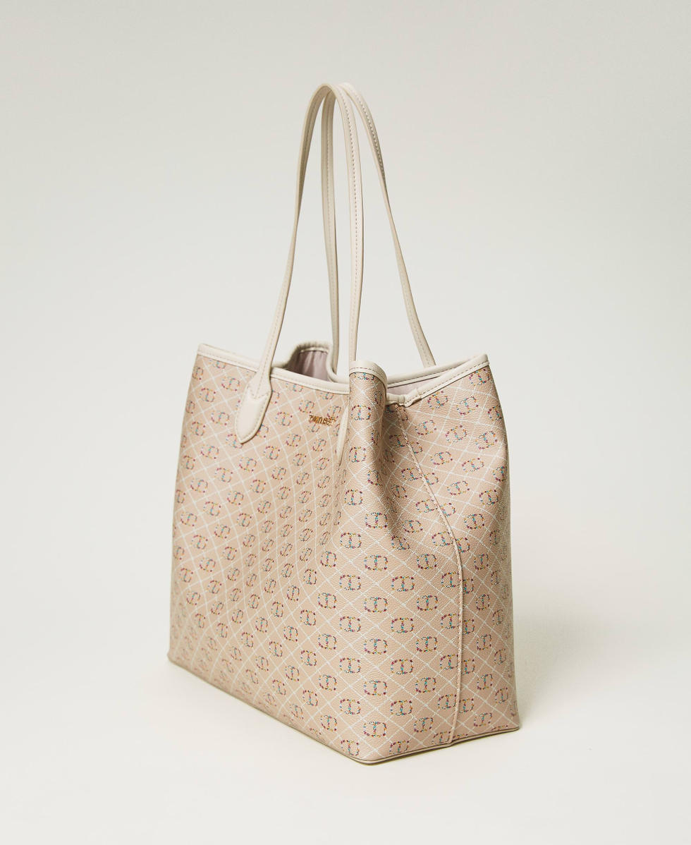 Bolso shopper con estampado Floral T