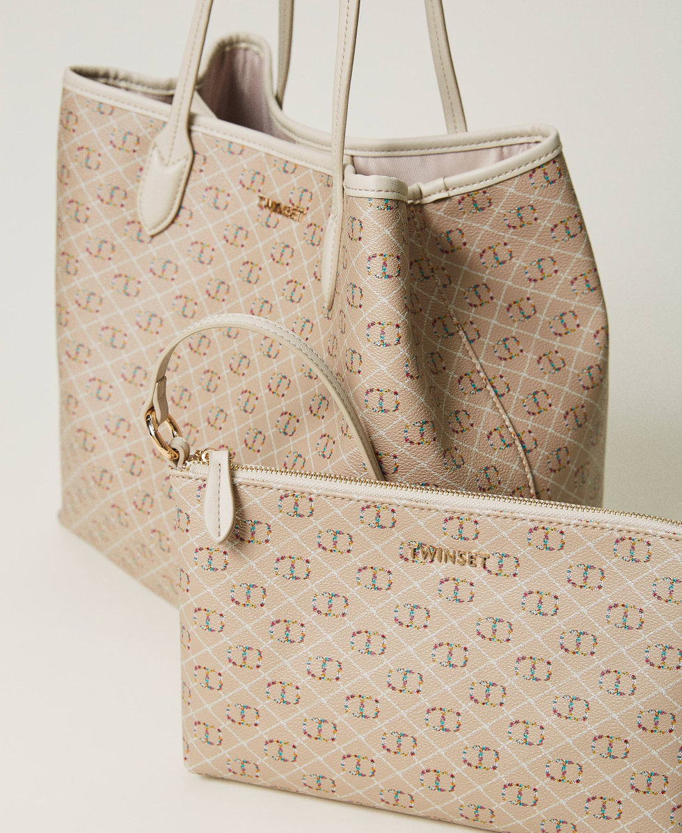 Bolso shopper con estampado Floral T