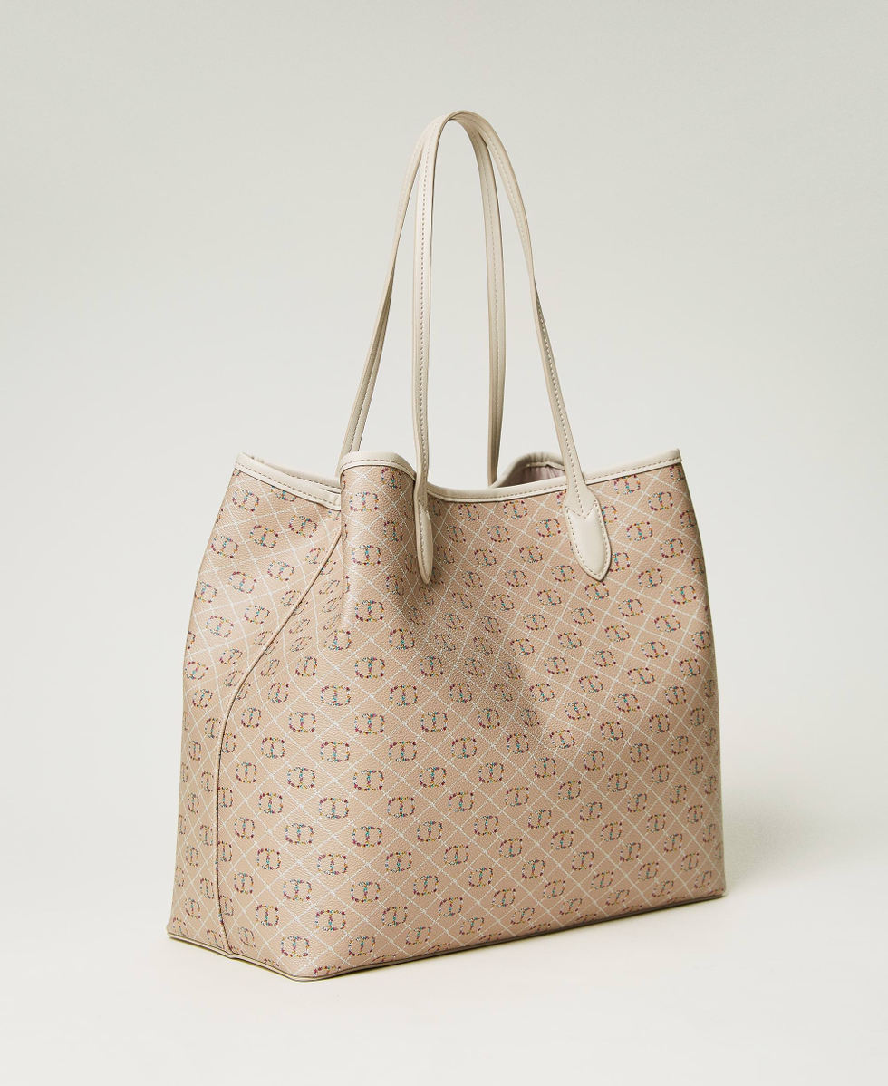 Bolso shopper con estampado Floral T