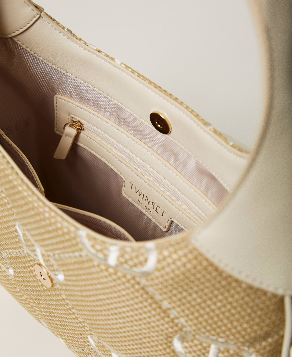 ‘Palermo’ hobo bag with Oval T embroidery