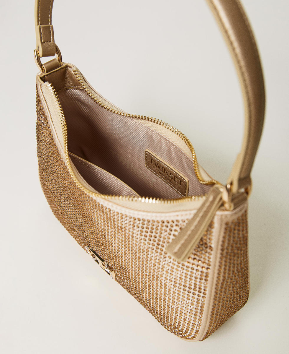 Gold hobo handbag hotsell