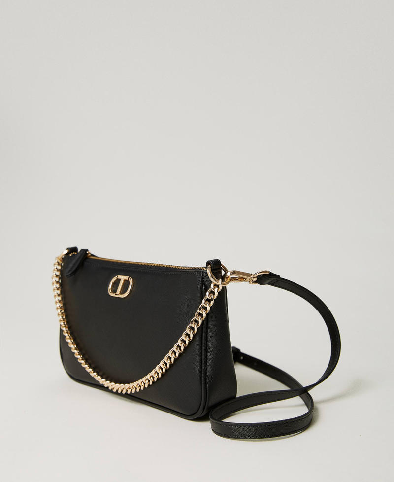 'Mignon' shoulder bag with Oval T Black Woman 241TB7280-02