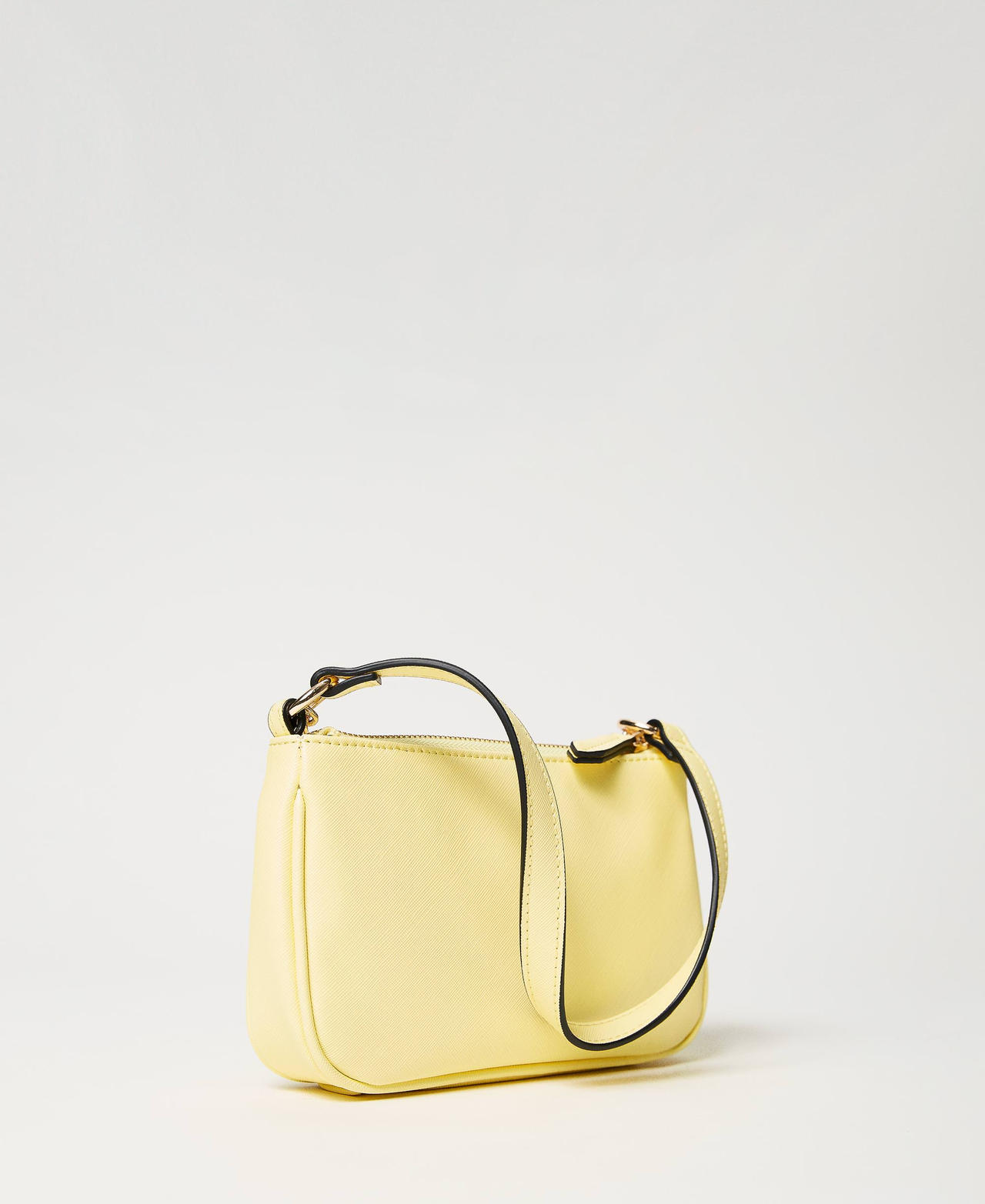 Borsa a tracolla ‘Petite’ con Oval T Giallo "Light Lemon" Donna 241TB7282_04615_03