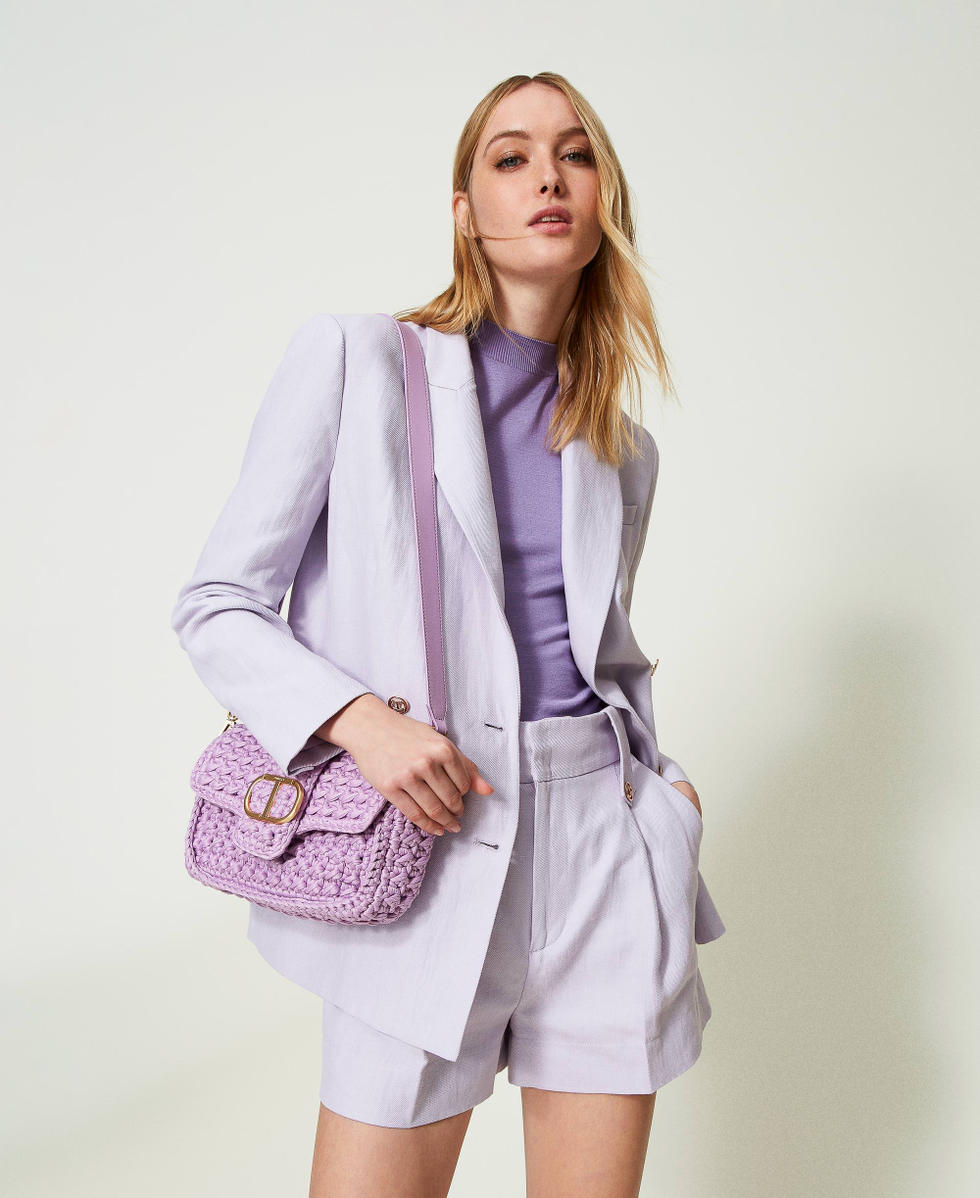 Bolso bandolera de ganchillo &laquo;Amie&raquo;