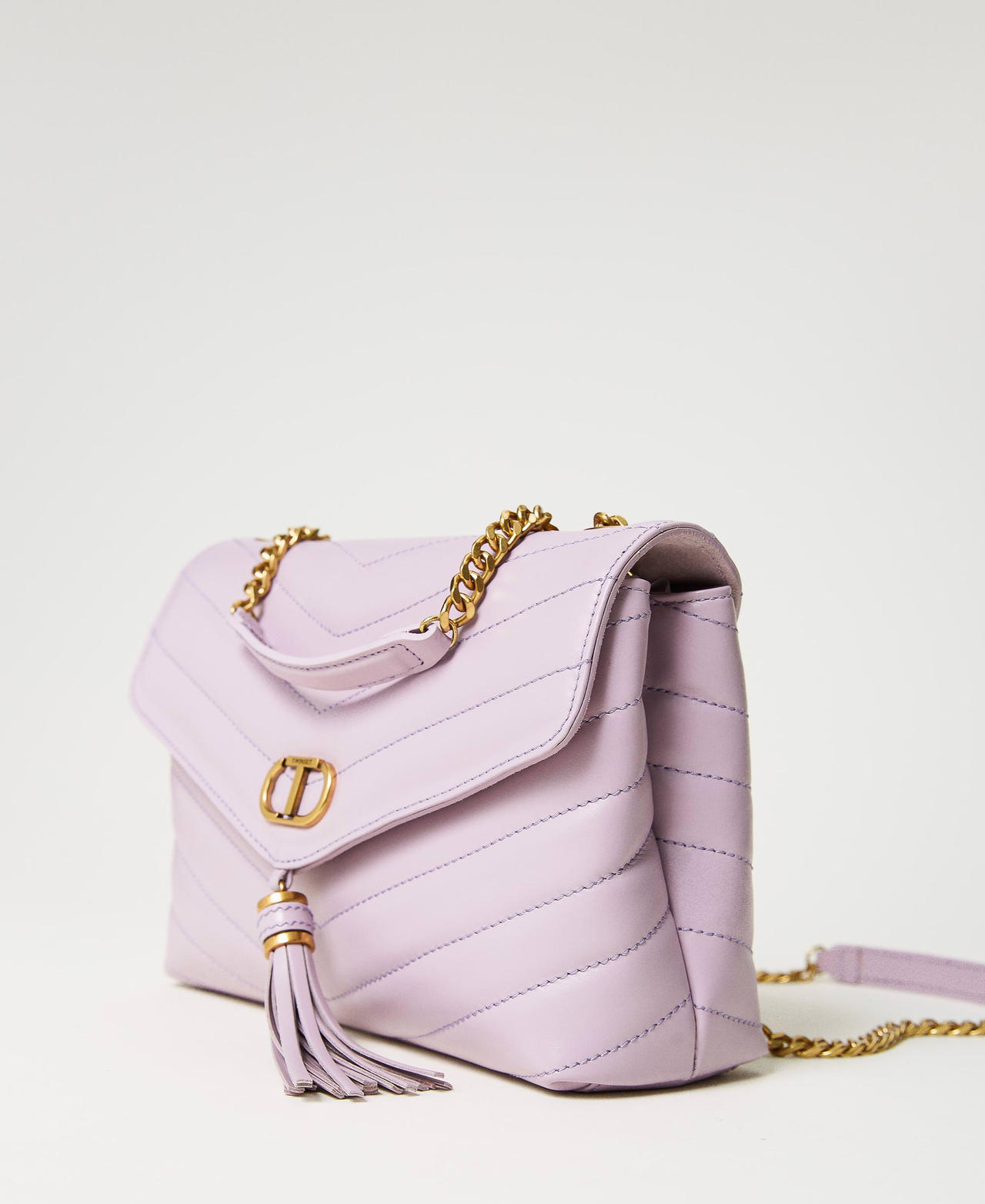 Borsa a tracolla &lsquo;Dreamy&rsquo; in pelle Lilla Campanula Donna 241TB7340_00692_02