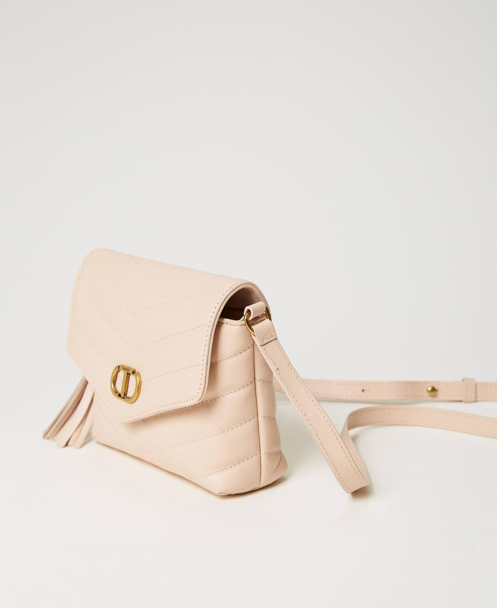 'Dreamy' small leather shoulder bag Cupcake Pink Woman 241TB7341_00178_02