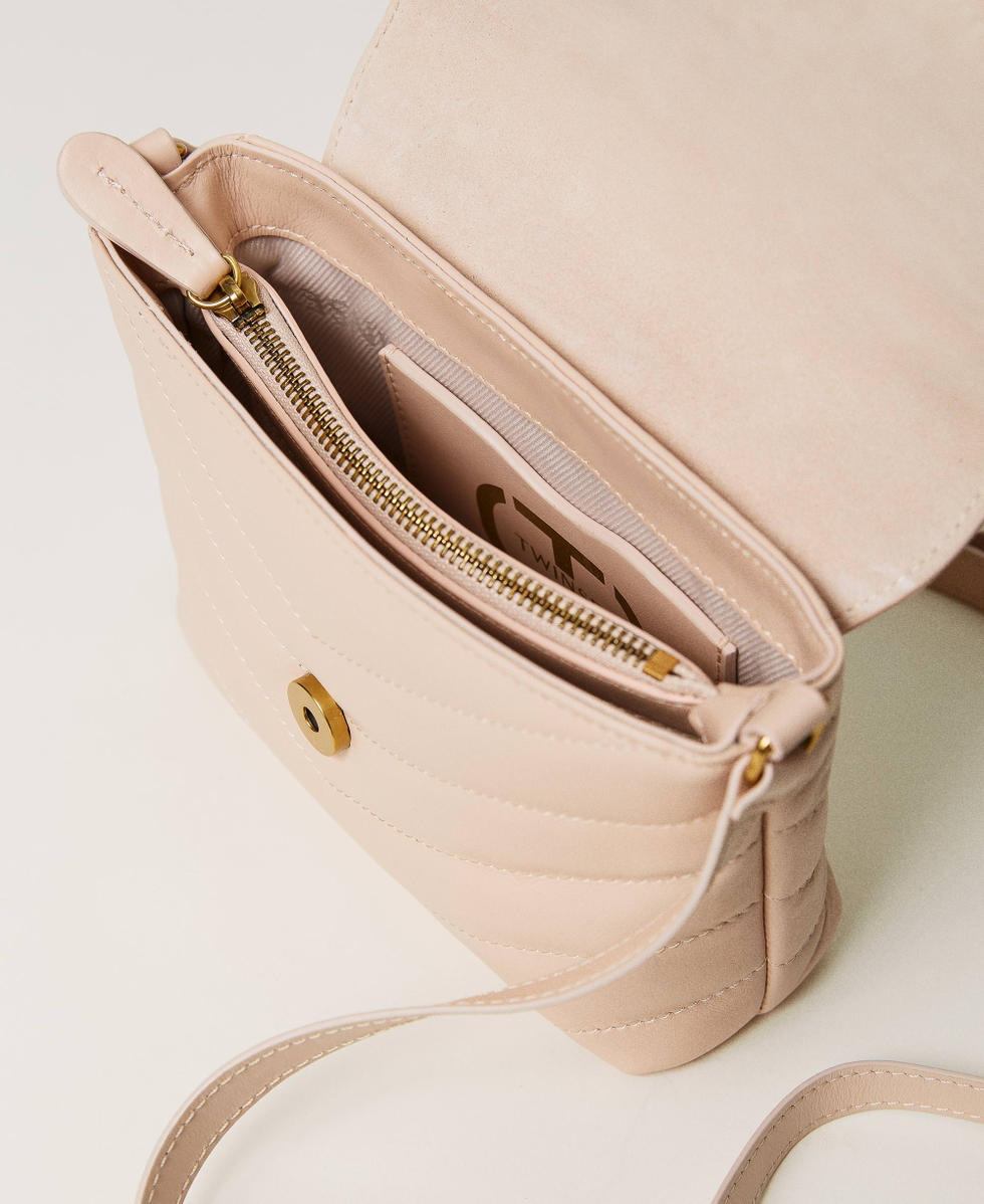 'Dreamy' small leather shoulder bag Cupcake Pink Woman 241TB7341_00178_04