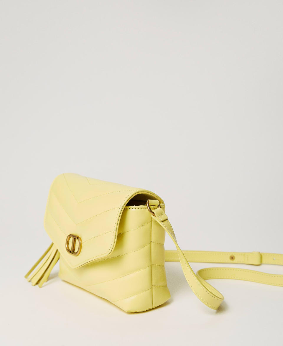 Borsa a tracolla 'Dreamy' piccola in pelle Giallo "Lemon Grass" Donna 241TB7341_11295_02