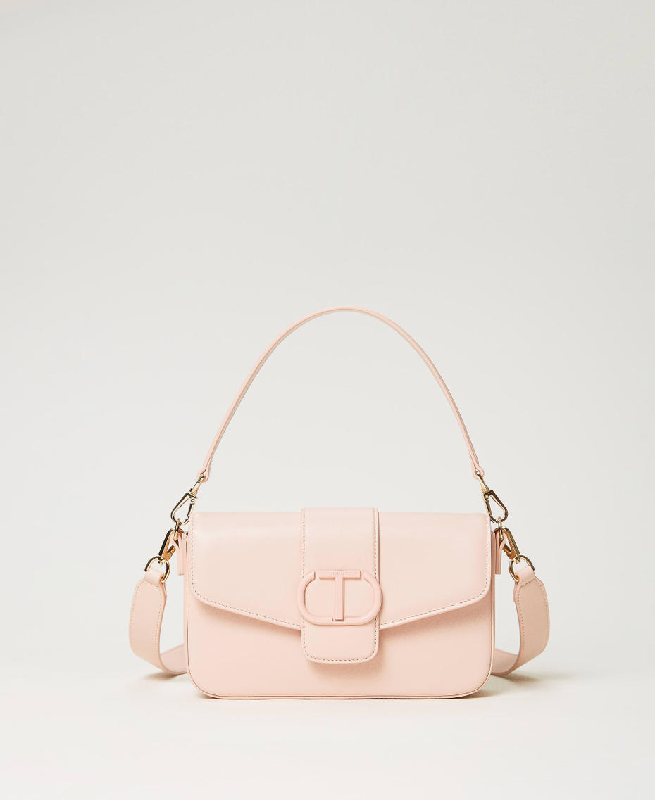 'Amie' leather shoulder bag "Bright Rose” Pink Woman 241TB7350-01