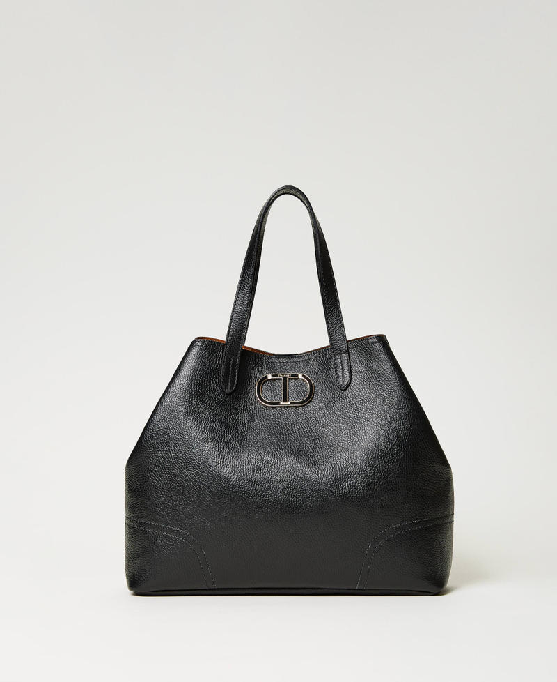 Кожаная сумка-шоппер New York Черный женщина 241TB7390-01