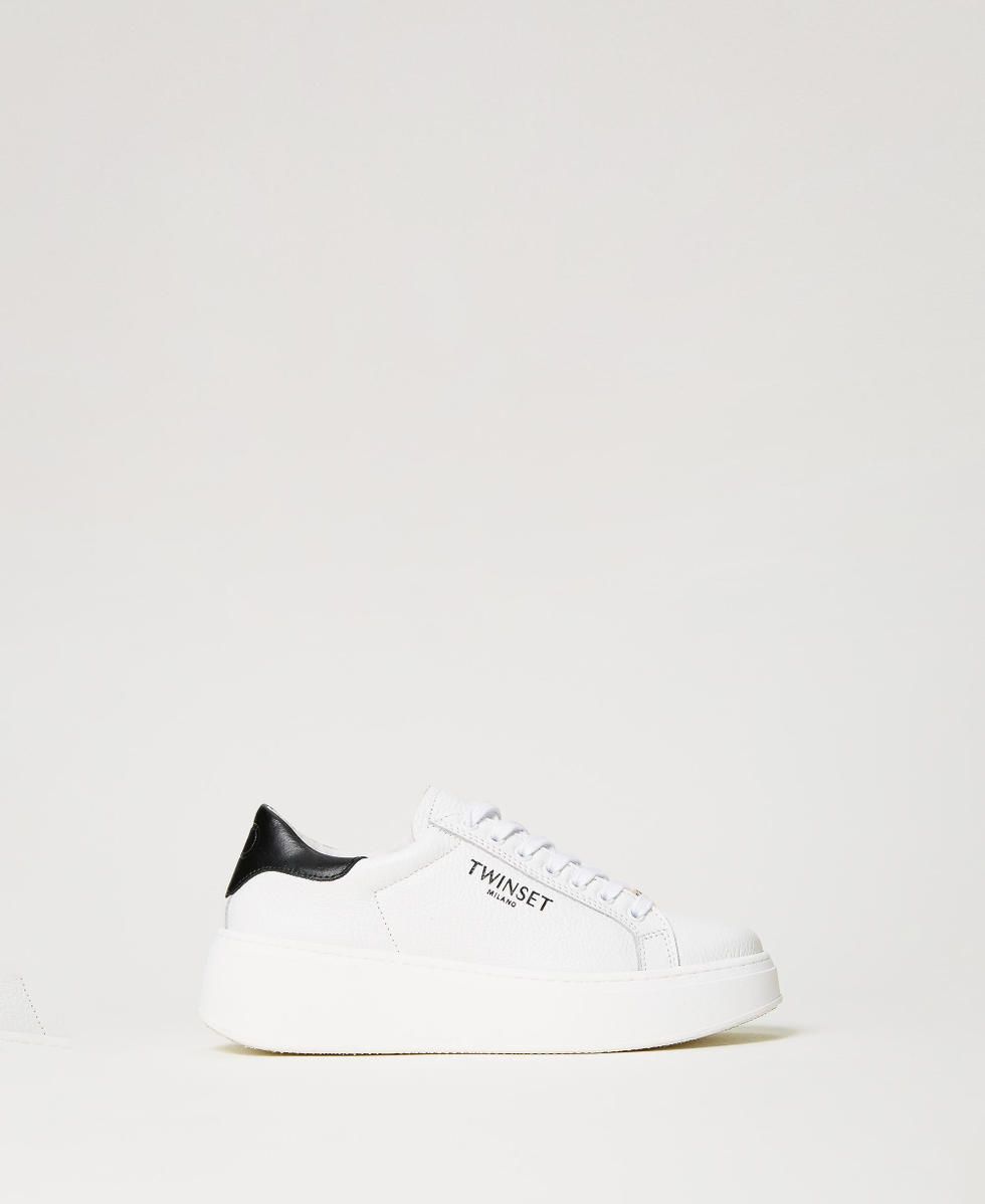Monochrome platform trainers shop