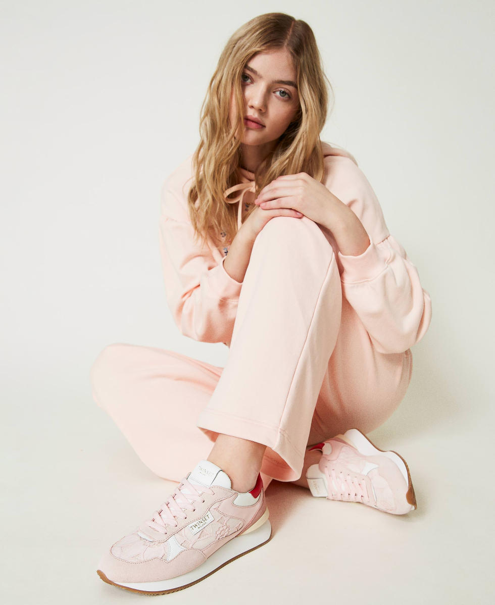 Sneakers con pizzo clearance