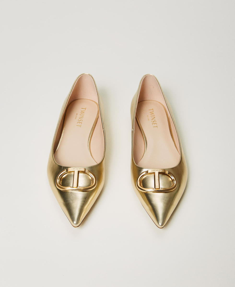 Gold toe ballerina hotsell slippers