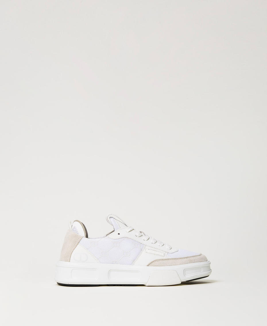 Fessura trainers with contrasting inserts White Woman 241TCP210_00001_01
