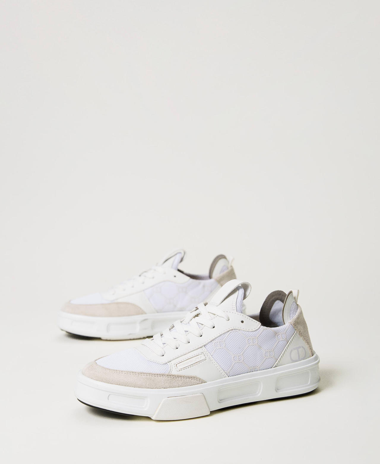 Fessura trainers with contrasting inserts White Woman 241TCP210_00001_02