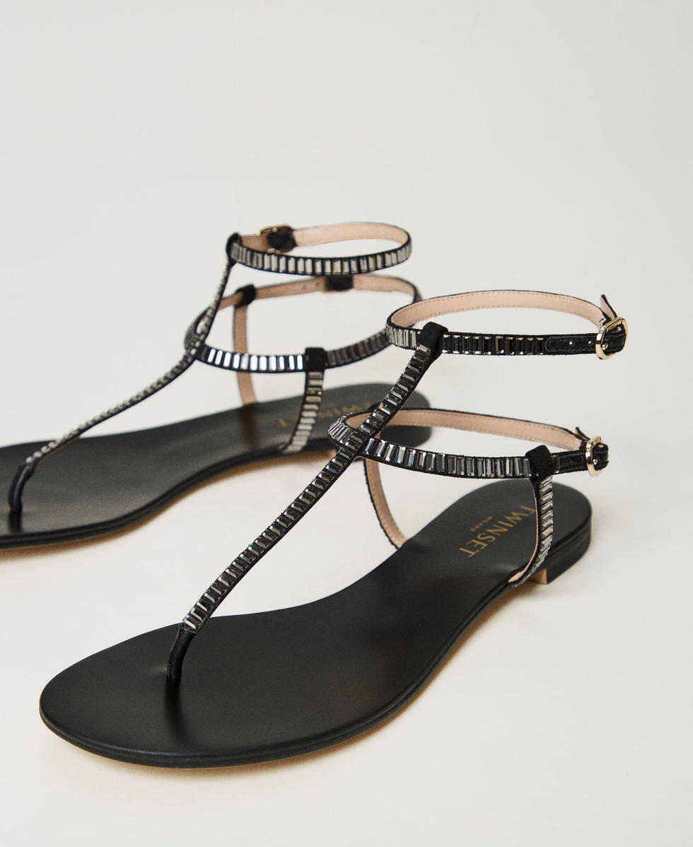 Sandalias con strass best sale