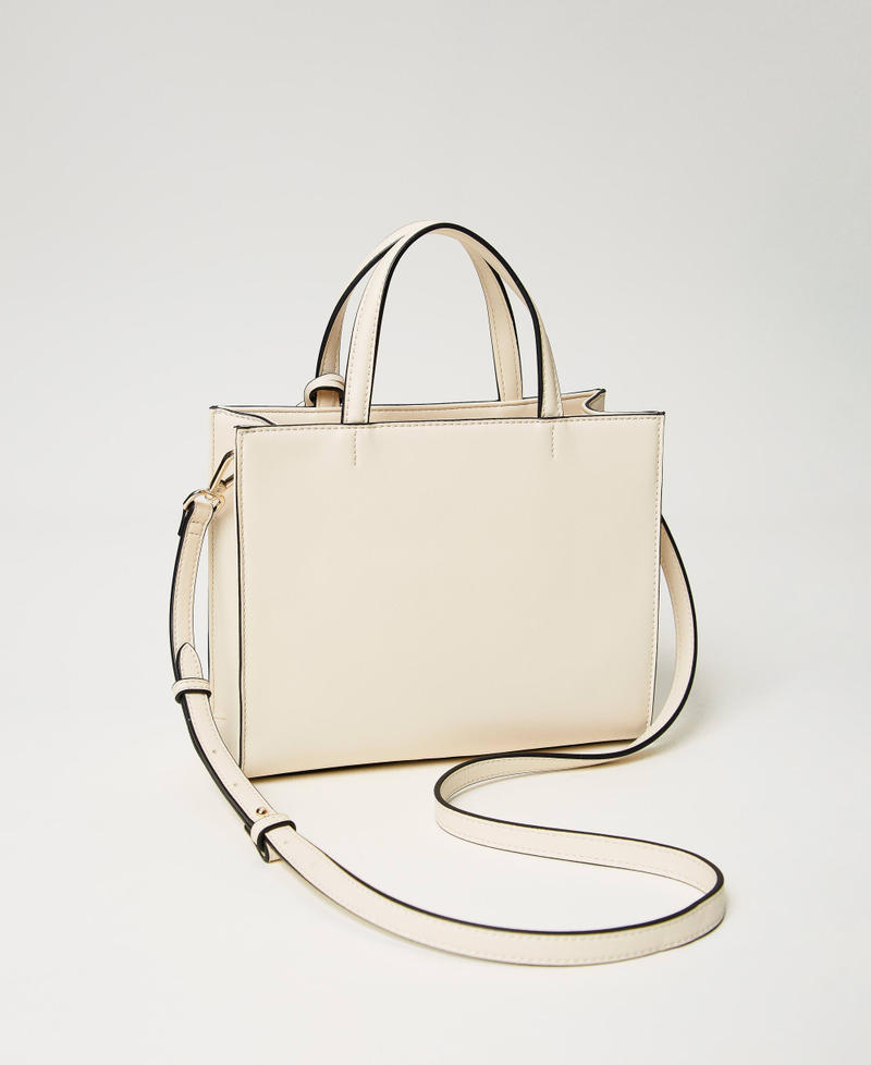 Umh&auml;ngetasche mit Oval T und Quaste "Parchment"-Beige Frau 241TD8022_07222_03