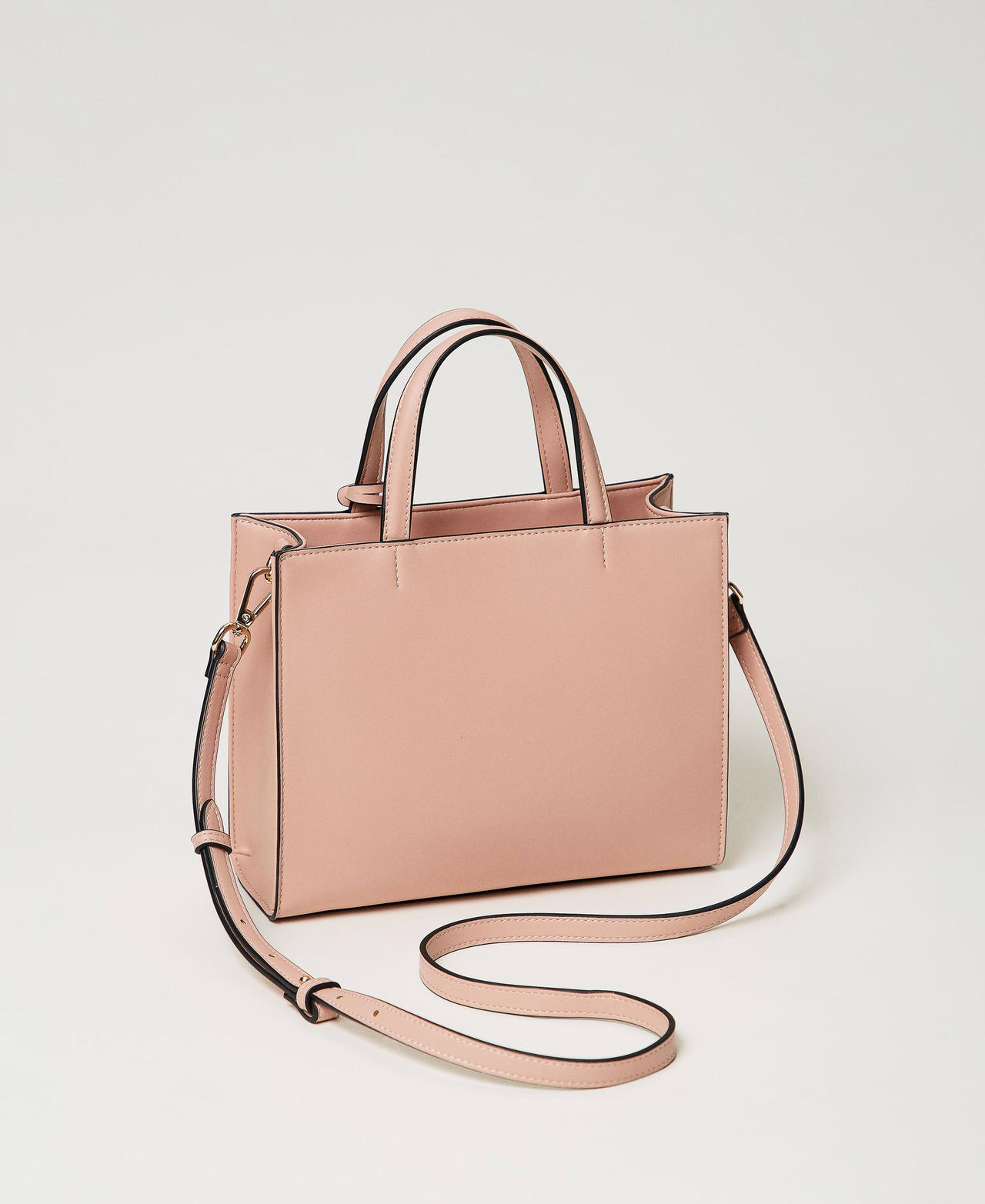 Shoulder bag with Oval T and tassel &ldquo;Tuscany&rdquo; Brown Woman 241TD8022_11547_03