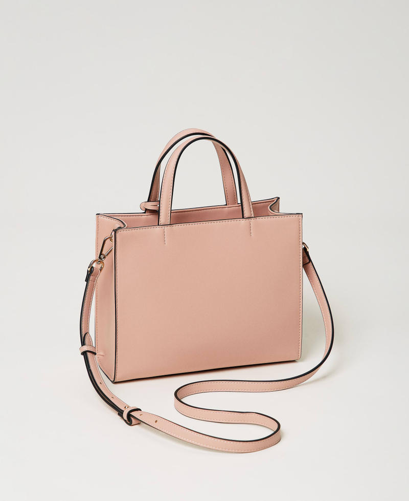 Shoulder bag with Oval T and tassel &ldquo;Tuscany&rdquo; Brown Woman 241TD8022_11547_03