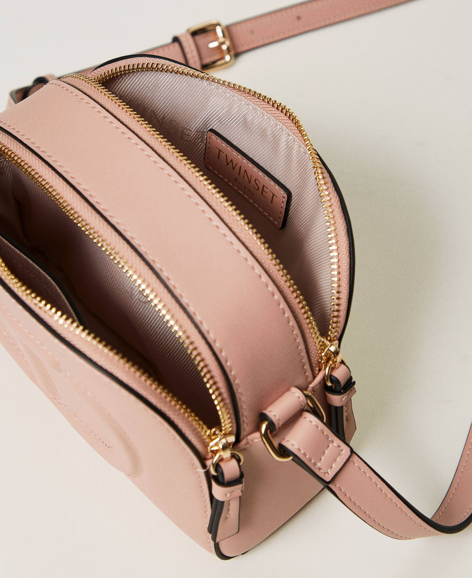 Borsa a tracolla piccola con Oval T e nappa