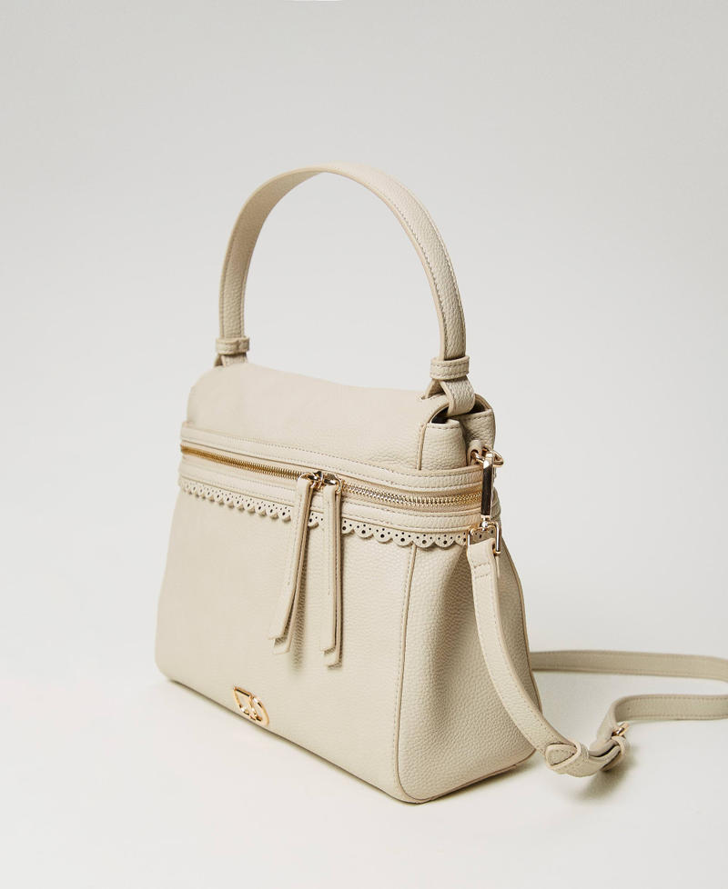 Large ‘Cécile’ top handle bag "Parchment" Beige Woman 241TD8040-02