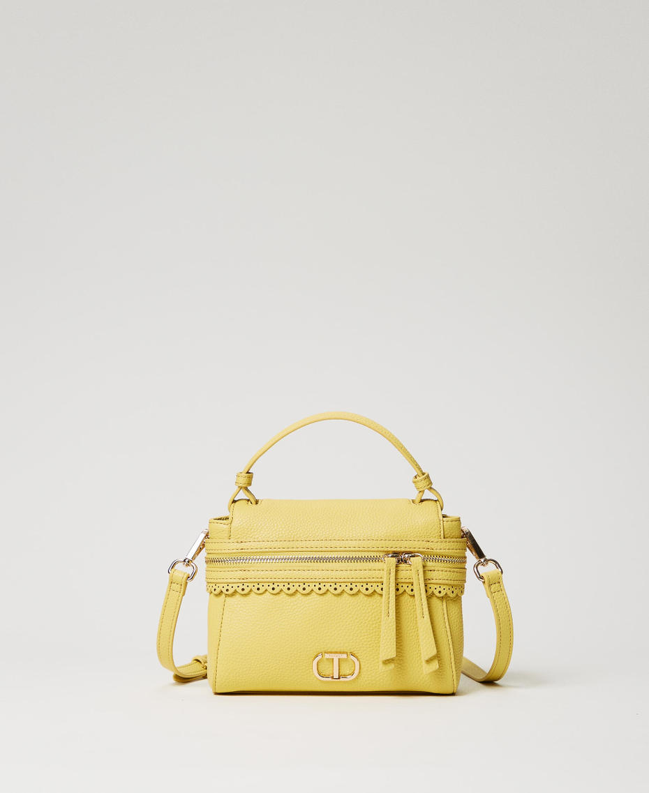 Small ‘Cécile’ top handle bag "Celandine” Yellow Woman 241TD8042-01