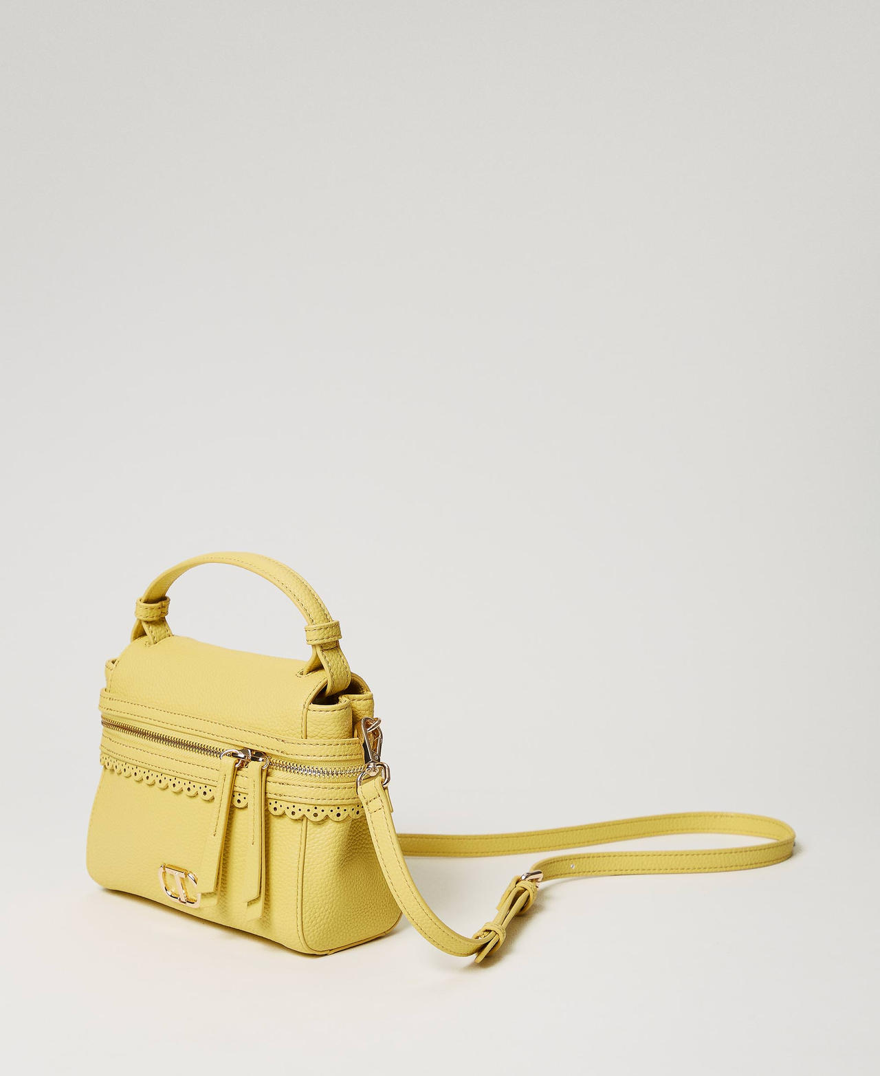 Small ‘Cécile’ top handle bag "Celandine” Yellow Woman 241TD8042-02