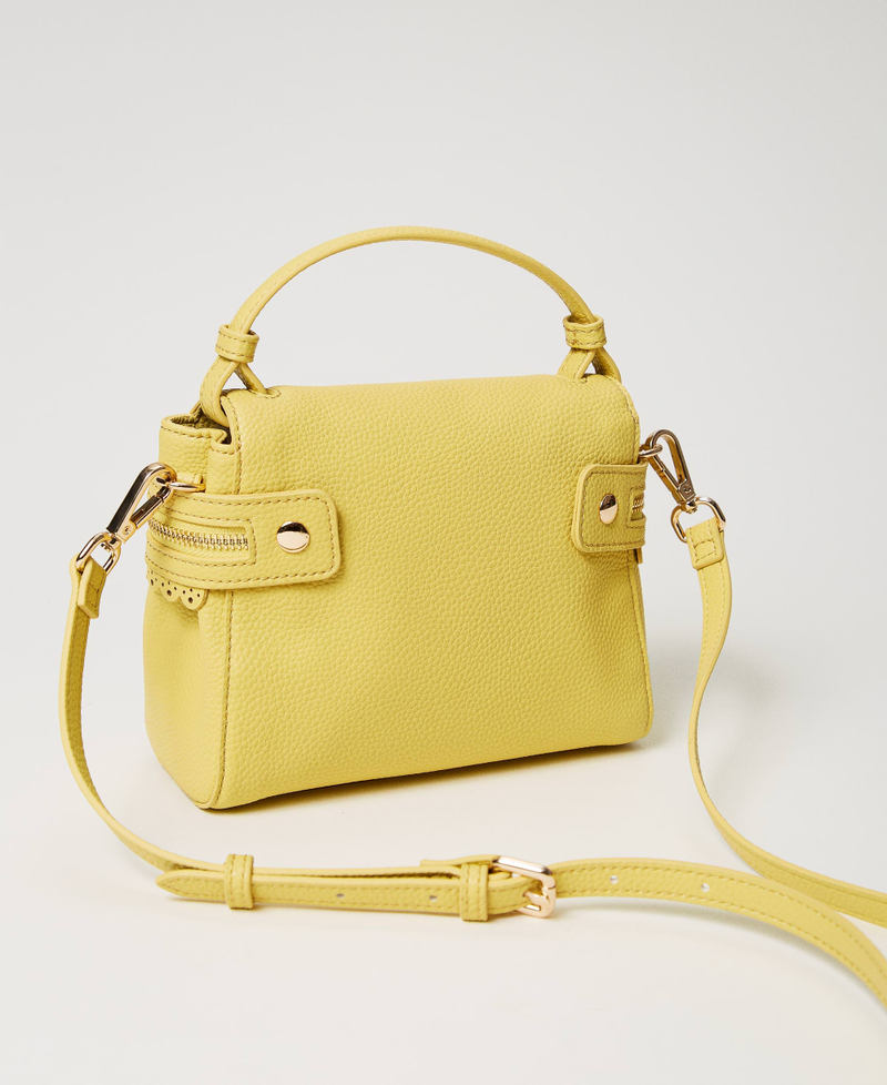 Small ‘Cécile’ top handle bag "Celandine” Yellow Woman 241TD8042-03