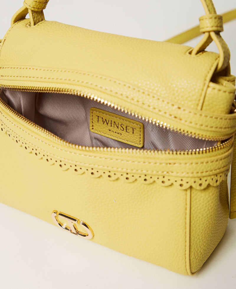 Small ‘Cécile’ top handle bag "Celandine” Yellow Woman 241TD8042-04