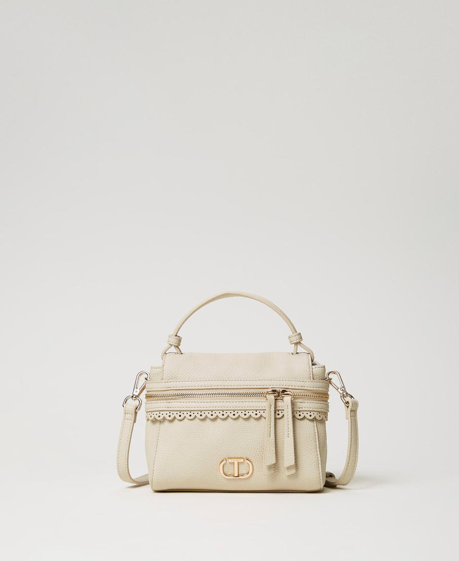 Borsa top handle ‘Cécile’ piccola Beige "Parchment" Donna 241TD8042_07222_01