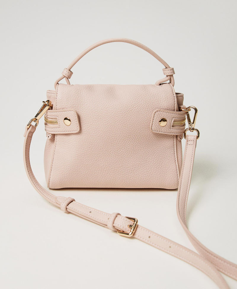 Small 'Cécile' top handle bag Woman, Brown | TWINSET Milano Small 'Cécile' top handle bag Woman, Brown | TWINSET Milano