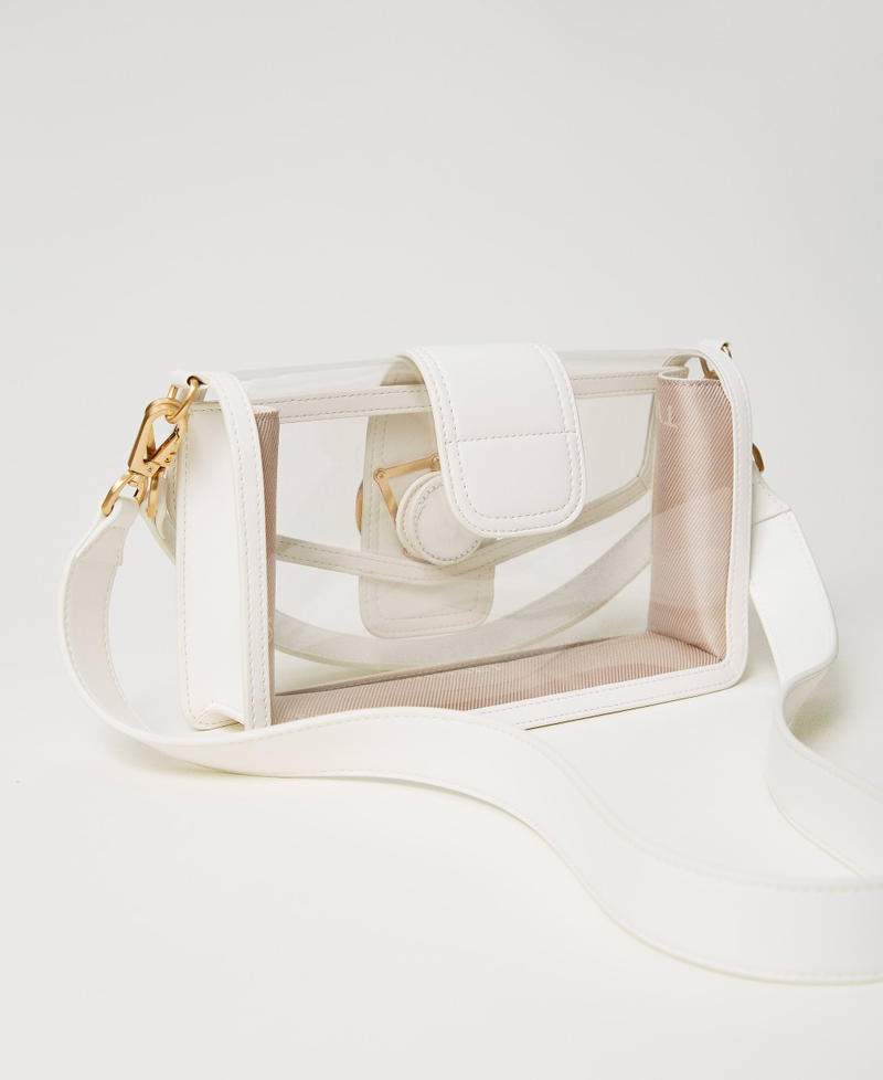 'Amie’ PVC shoulder bag White Woman 241TD8080-03