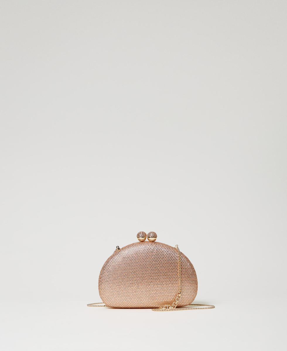 Full rhinestone clutch bag