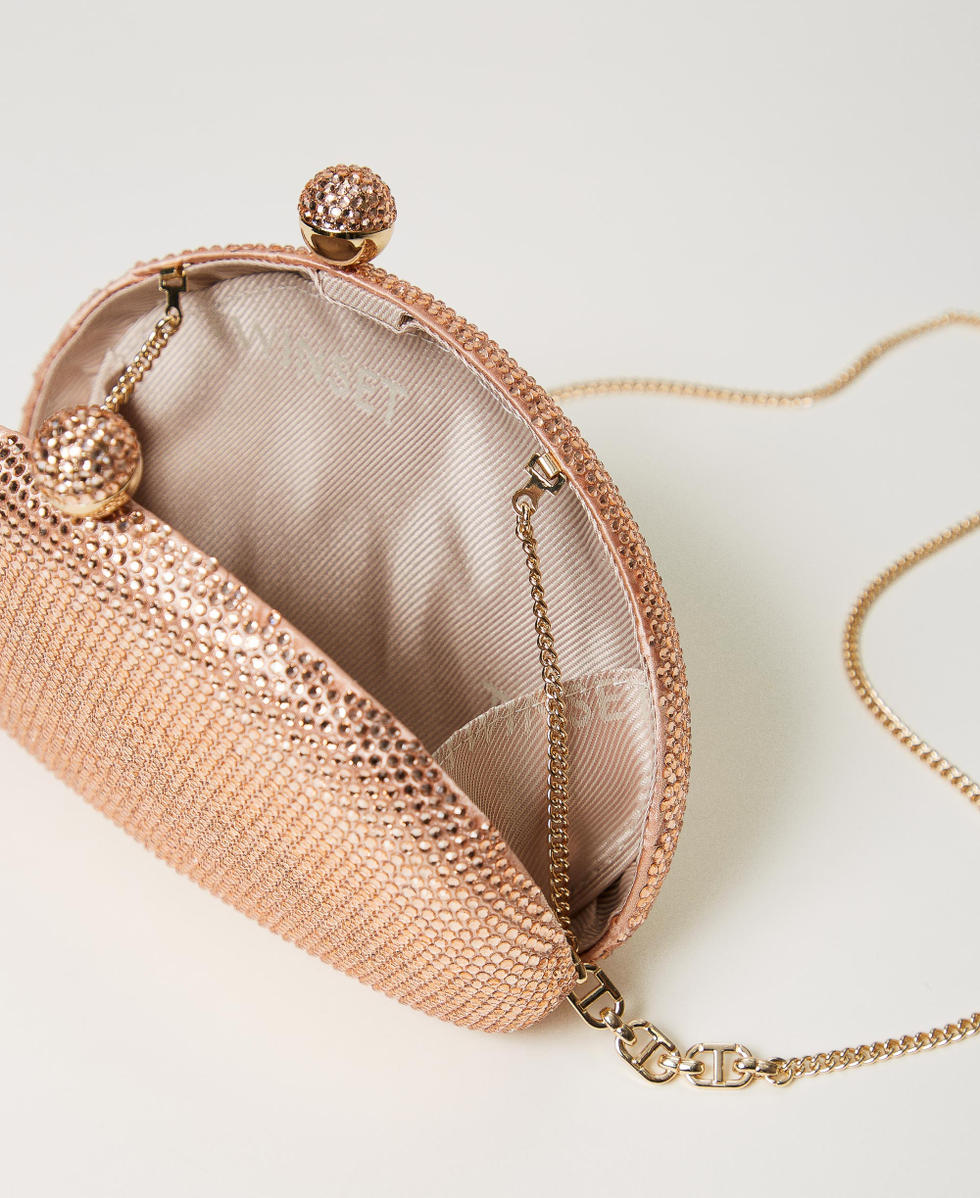 Full rhinestone clutch bag