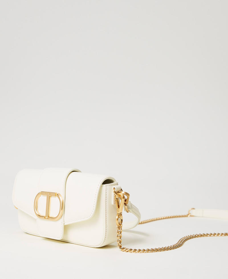 'Amie' leather shoulder bag White Snow Woman 241TD8330-02