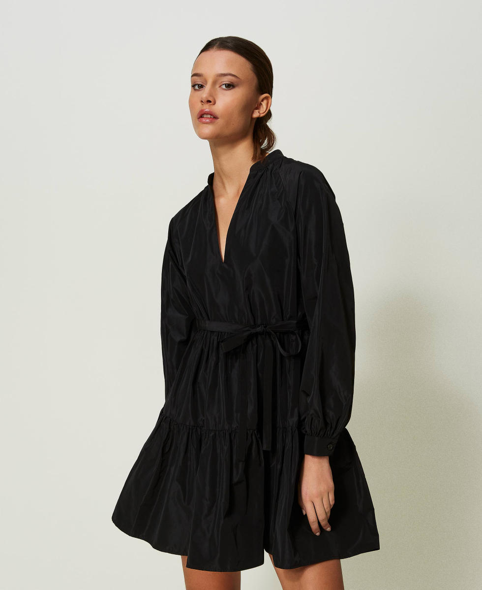 Short taffeta dress online
