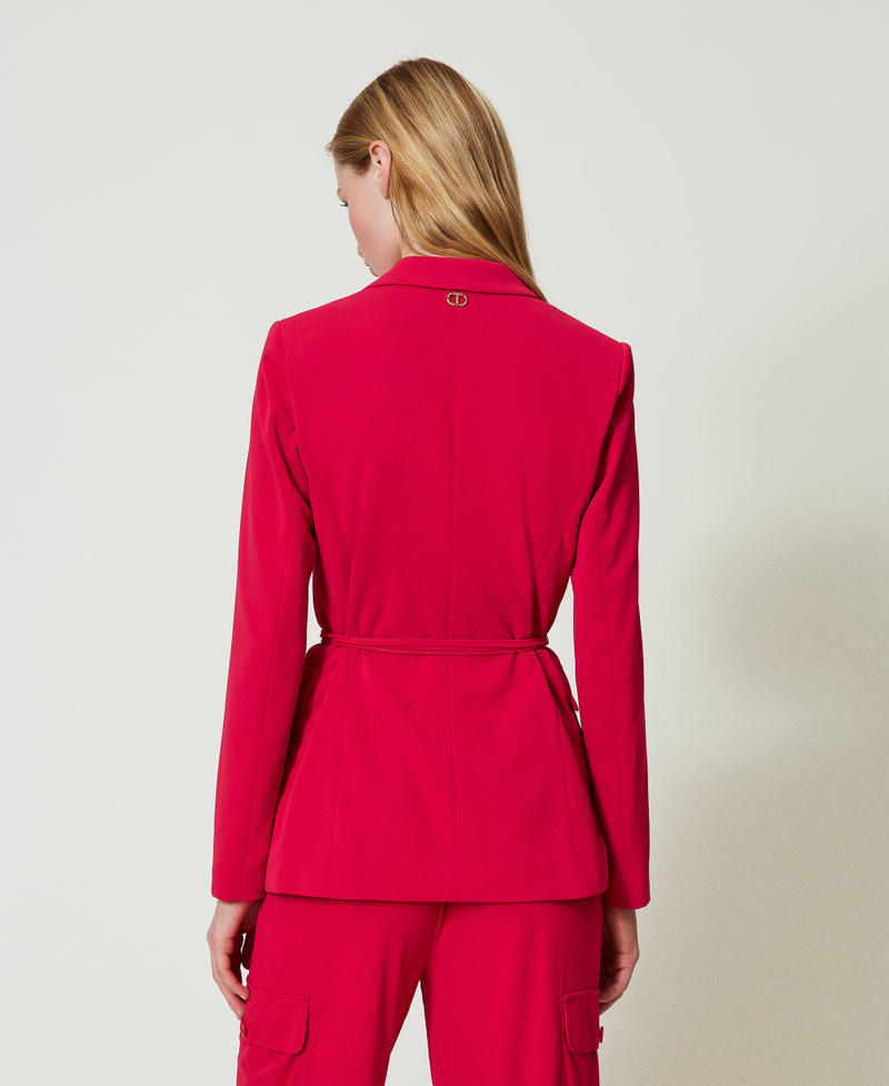 Blazer avec ceinture siglée